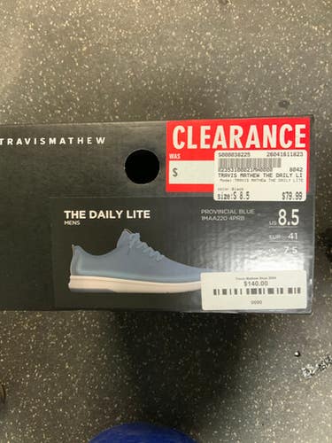 Used TRAVIS MATHEW THE DAILY LITE Mens Golf Shoes Black Senior 8.5 11823-S000038225