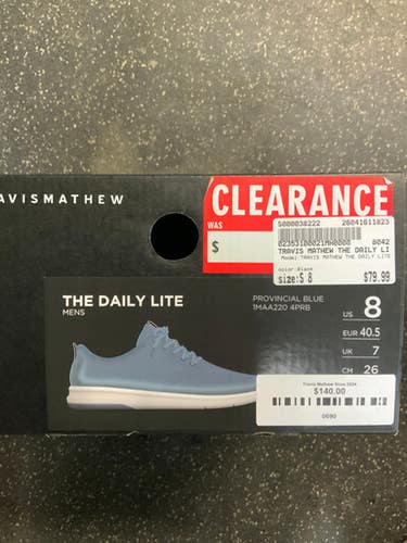 Used TRAVIS MATHEW THE DAILY LITE Mens Golf Shoes Black Senior 8 11823-S000038222