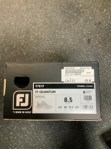 Used Foot Joy QUANTUM Womens Golf Shoes White Senior 8.5 11823-S000038209