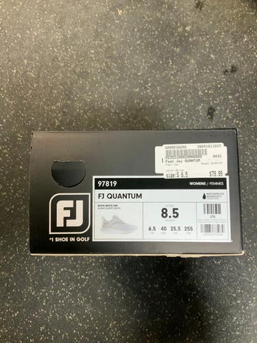 Used Foot Joy QUANTUM Womens Golf Shoes White Senior 8.5 11823-S000038208