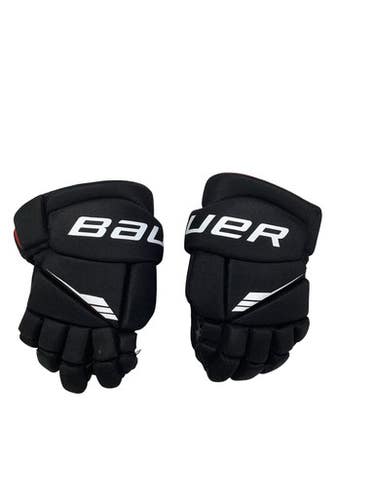 Used Bauer LIL SPORT 11 INCH HOCKEY GLOVES Junior Gloves Black 11" 11347-S000266995