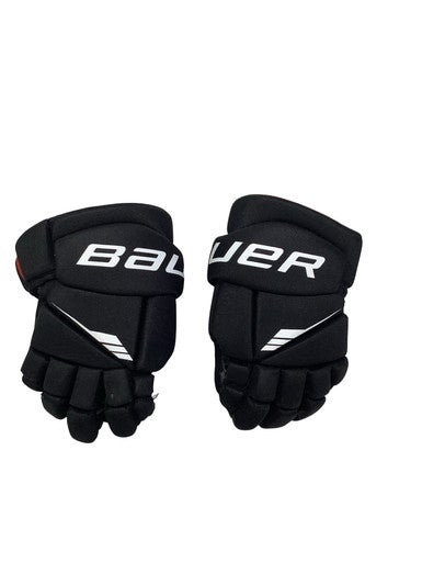 Used Bauer LIL SPORT 11 INCH HOCKEY GLOVES Junior Gloves Black 11" 11347-S000266995