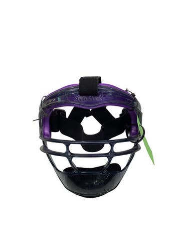 Used SPORTSHIELD FIELDERS MASK BB/SB Fielders Mask Purple One Size 11347-S000266977