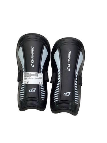 Used Champro Soccer Shin Guards Junior Black MD 11347-S000266972