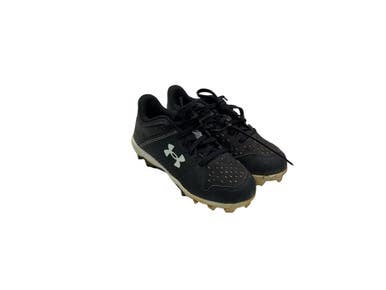 Used Under Armour BB CLEATS BB/SB Cleats Black Youth 13.5 11347-S000266953