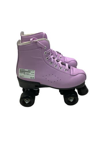 Used PURPLE QUAD SKATES Senior Roller Quad Skates Purple Senior 7 11347-S000266951