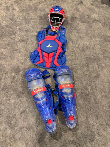 Blue All Star System 7 Axis Catcher's Set (Used)