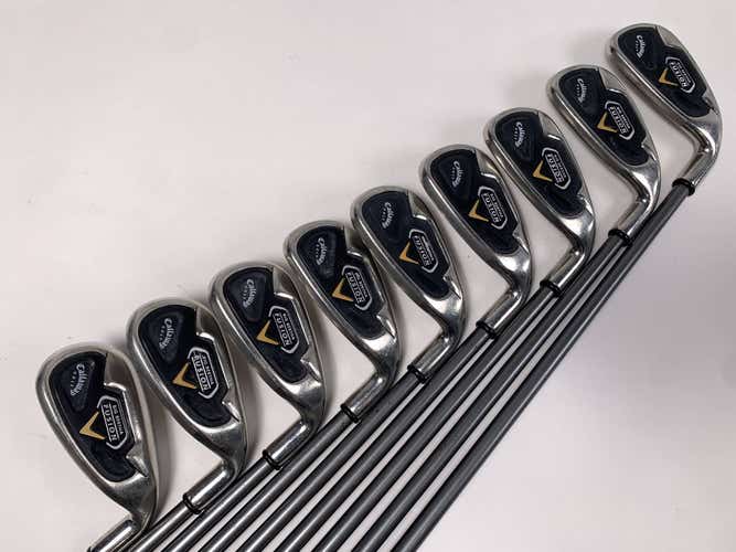 Callaway Big Bertha Fusion Iron Set 4-PW+SW+LW RCH 75i Regular Graphite Mens RH
