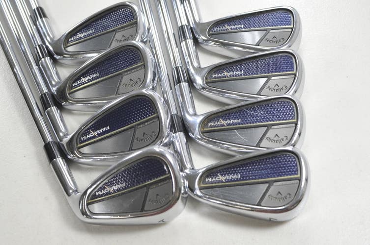 Callaway Paradym 4-PW,AW Iron Set X-Stiff Flex Right Project X 6.5 Steel #215159