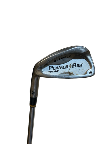 Used Powerbilt TPS 6.0 Mens Individual Iron LH 6 Iron 11706-S000374452
