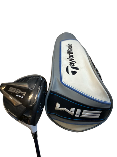 Used Taylormade SIM MAX Mens Driver RH 9.0 Degree 11706-S000374648
