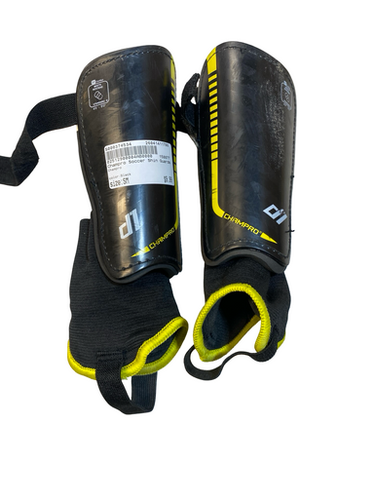 Used Champro Soccer Shin Guards Junior Black SM 11706-S000374534