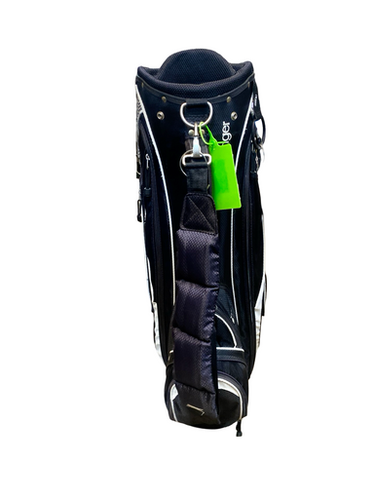 Used Slazenger BLACK AND WHITE Mens Cart Bag Black 11706-S000374194