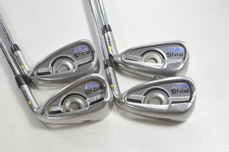 Ping G Series 7-W Iron Set Regular Flex Yellow Dot Right AWT 2.0 Steel # 215296