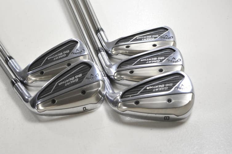 Callaway Great Big Bertha 2023 6-PW Iron Set RH SteelFiber Senior Flex  # 215231