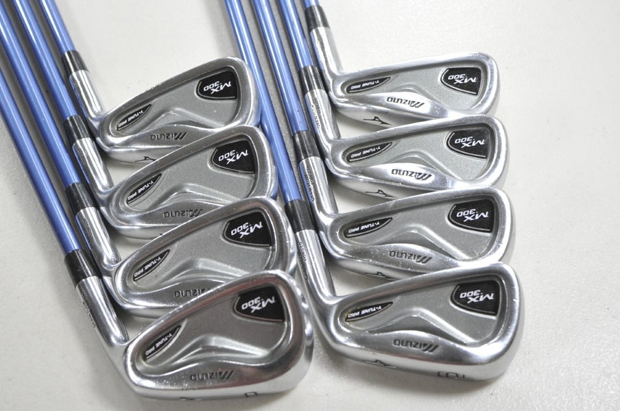 Mizuno MX-300 3-PW Iron Set Stiff Flex Right Exsar MI-1 62g Graphite # 215173