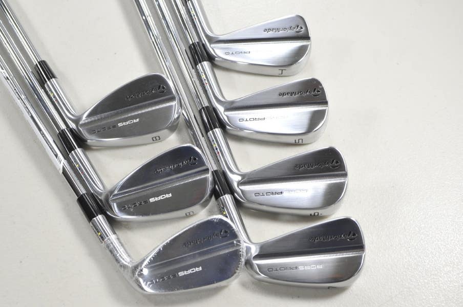 TaylorMade RORS Proto 4-PW Iron Set Extra Stiff Right KBS Tour