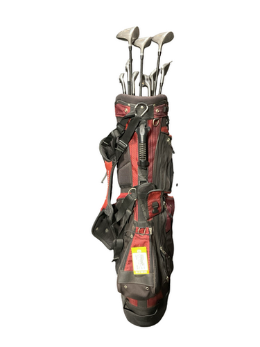 Used Wilson WILSON STARTER SET WOODS/IRONS Mens Package Set RH Red 9 Piece 11834-S000049036
