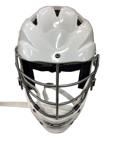 Used Cascade CS-R Lacrosse Helmet White Fits all 11613-S000179867
