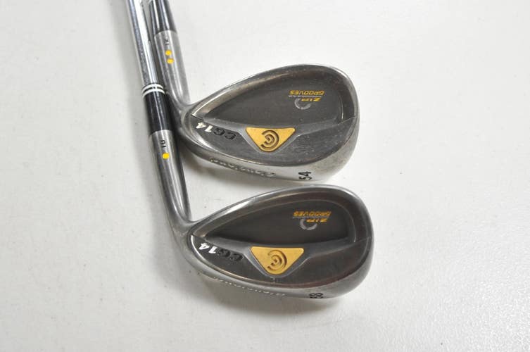 Cleveland CG14 Black Pearl 54*, 58* Wedge Set Right Wedge Flex Steel # 215104