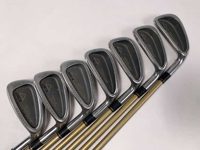 Titleist DCI Gold Overszie + Iron Set 3-PW Aldila Tri-Spec Senior RH No 7 iron