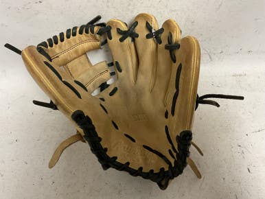 Used Rawlings GG Elite GGE1125IC Baseball Glove RH Throw Black And Natural 11 1/4" 11855-S000201649