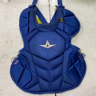 Used All-Star CPCC912S7X Intermediate Catchers Chest Protector Royal Blue 11855-S000201636