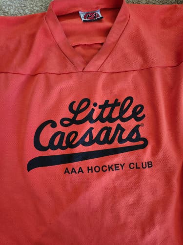 Little Caesars Orange Large Men's New Balance Jersey (Used)
