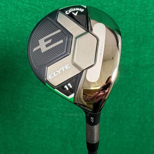 Callaway ELYTE 27 Fairway Wood 11 Mitsubishi Vanquish 4/R2 Seniors w/ HC