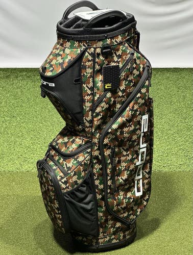 Cobra Ultralight Pro Cart 14-Way Golf Bag w/ Rain Hood Color: Snake Camo NEW!