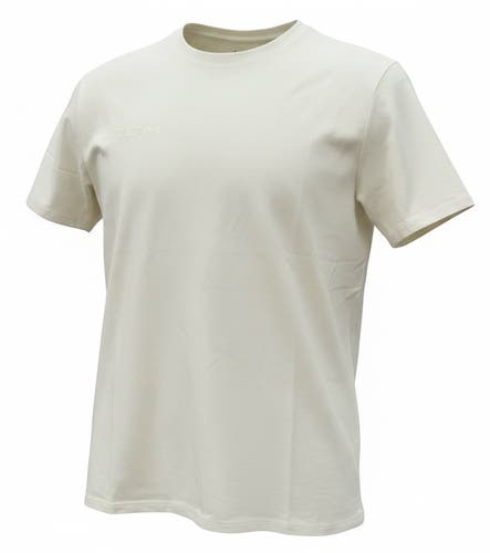 CCM Cream/Beige Short Sleeve T-Shirt (New) 30174