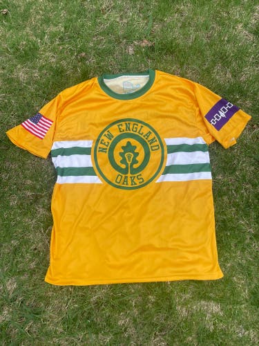 Oaks Lacrosse Yellow Large Men's Shirt (New)
