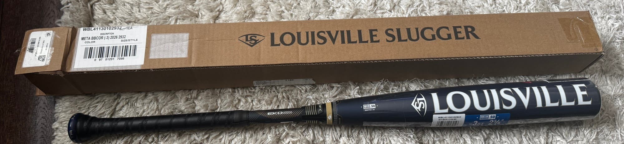 2025 Louisville Slugger Meta Composite BBCOR Certified Bat (-3) 29 oz 32" (New)