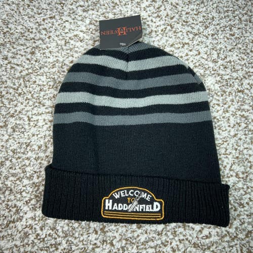 Halloween 2 Hat Beanie Mens One Size Black Carpenter Horror Movie Embroidered