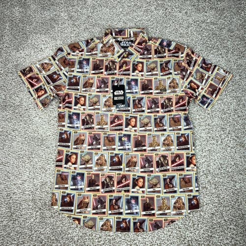 Star Wars RSVLTS Shirt Men Large Button Up All Over Print Episode 3 Revenge Sith