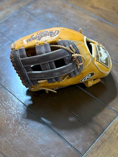2023 Rawlings Heart of the Hide LH Outfield Baseball Glove 12.75" (Used)