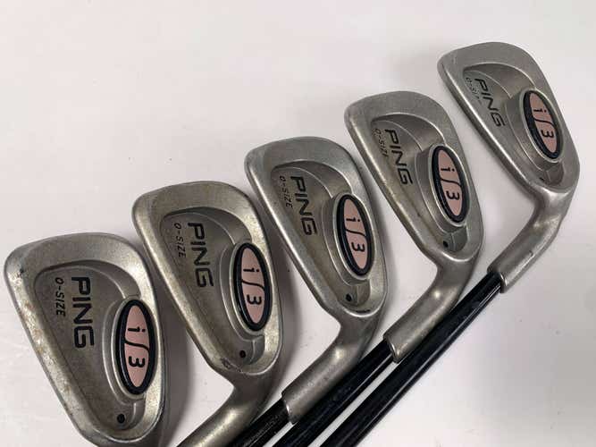 Ping i3 Oversize Iron Set 5-9 Black Dot 350 Series Ladies Graphite Womens RH