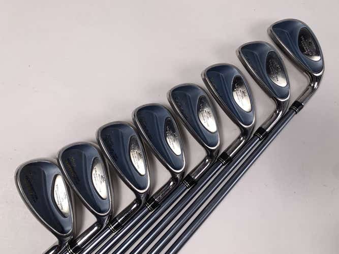 Cobra 3400 I/XH Iron Set 4-PW+SW Graphite Design YS-5.1 Ladies RH