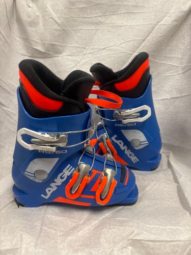 Mondo 18.5 Kid's Lange RSJ 50 All Mountain Ski Boots (Used)