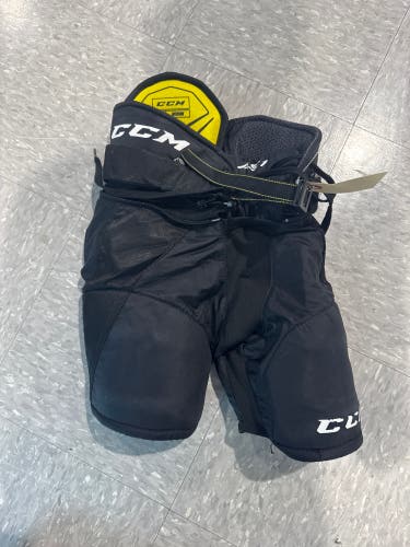 Black Youth Medium CCM Super Tacks AS1 Hockey Pants (Used)