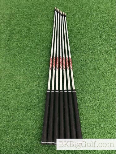 True Temper AMT Red 2026 Stiff Flex Steel 7pc Iron Shafts Set 5-P, W .355 Tip