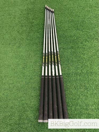Dynamic Gold Mid 100 R300 Regular Flex Steel 6pc Iron Shafts Set 5-P .370 Tip