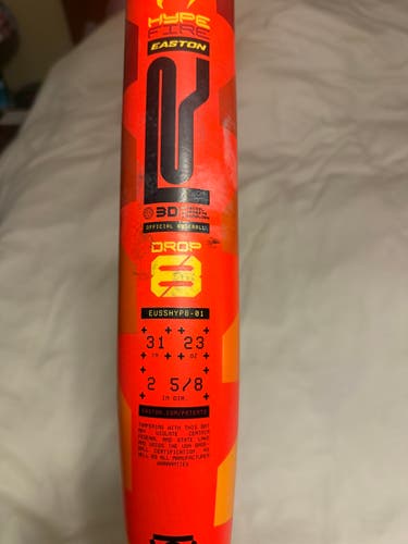 2025 Easton Hype Fire Composite USABat Certified Bat (-8) 23 oz 31" (Used)
