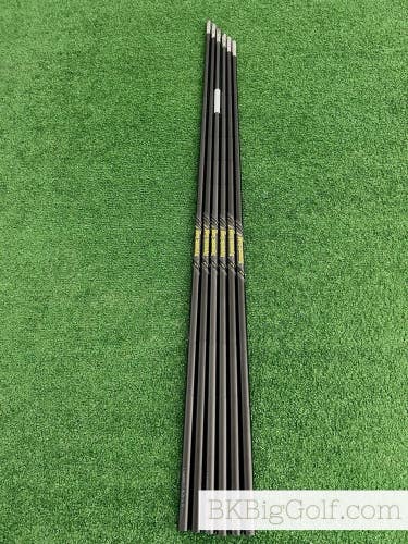 Dynamic Gold Tour Issue Mid 115 S400 Stiff Black Steel 6pc Iron Shafts Set