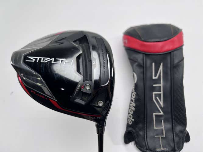 TaylorMade Stealth Plus Driver 10.5* Fujikura Atmos Red 5R Regular RH HC