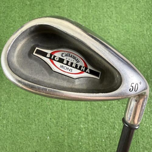 Callaway Big Bertha 2002 50 Gap Approach Wedge Factory RCH 75i Graphite Regular