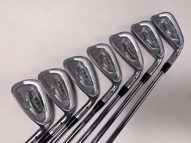 Ping Anser Forged 2010 Iron Set 4-PW Black Dot Gold Series S300 Stiff Steel RH