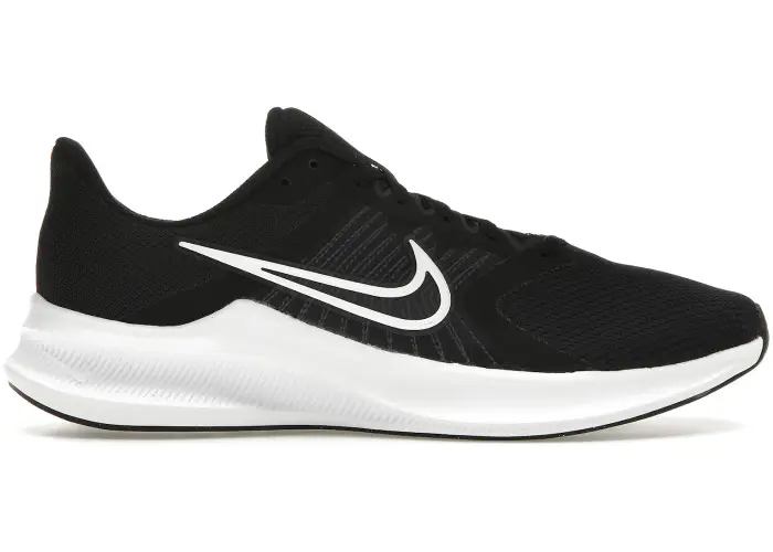 Size 12M/13.5W - Nike Downshifter 11 Black White (NO BOX) CW3411-006