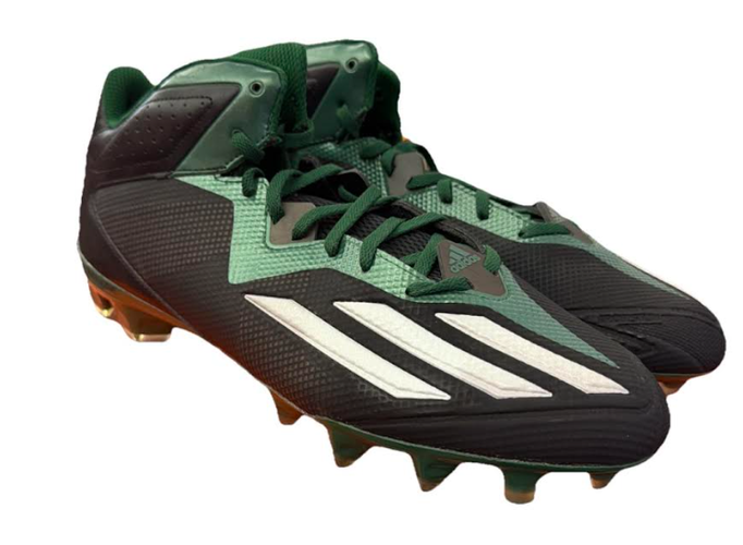 Size 12M/13.5W - Adidas Green Cleats Football Mens (NO BOX) aq8783