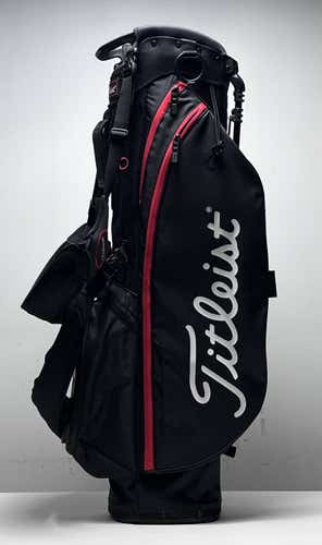 Titleist Players 4 Stand Bag Black 4-Way Divide Dual Strap Golf Bag